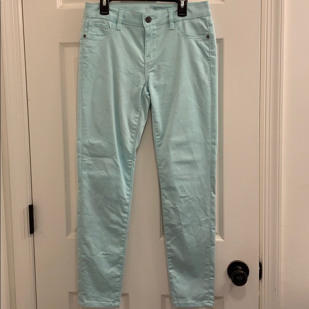 Mint Skinny Jeans